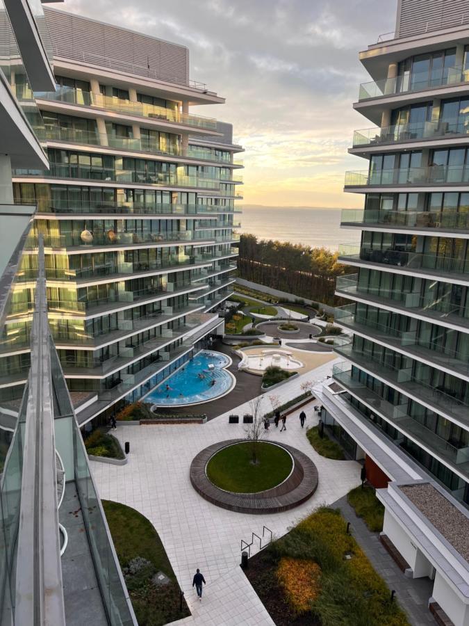 Wave Apartment Tyballtic 7Th Floor With Two Bedrooms And Sea View! Miedzyzdroje Exterior foto